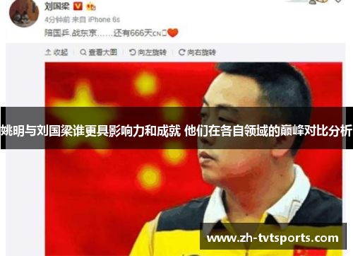姚明与刘国梁谁更具影响力和成就 他们在各自领域的巅峰对比分析